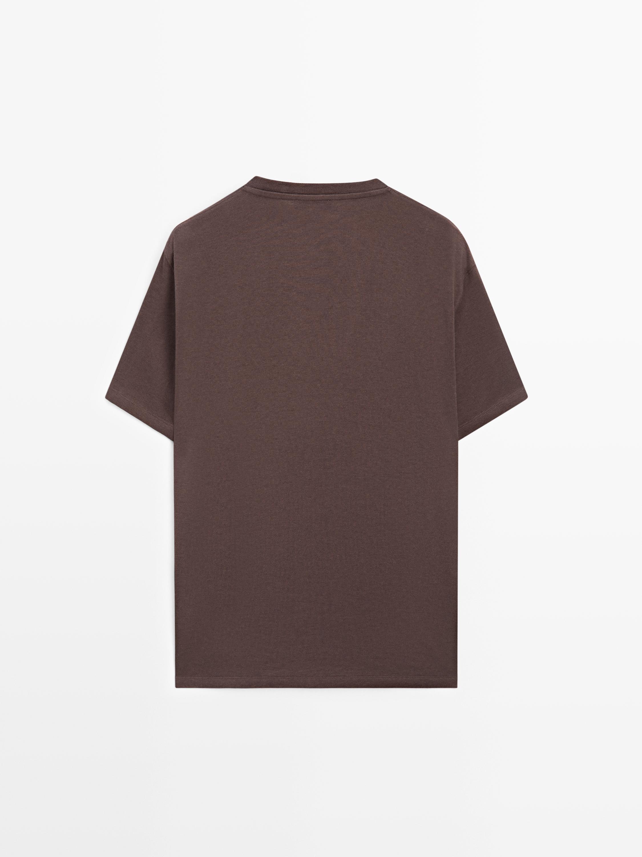 T-shirt à manches courtes en coton mélang